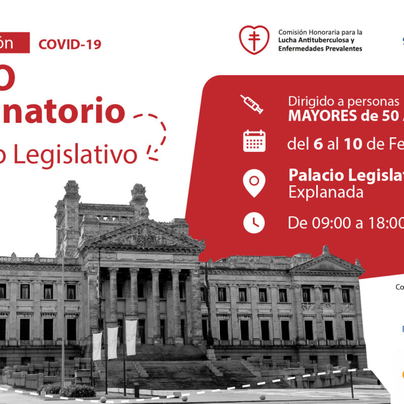 Auto-Vacunatorio en Palacio Legislativo